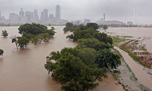 Hình ảnh bão lụt tàn phá bang Texas 