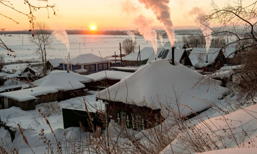 Cuộc sống trong mùa đông băng giá ở Siberia