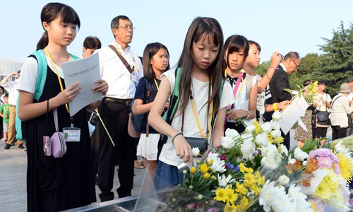 Chùm ảnh tưởng niệm 71 năm vụ ném bom nguyên tử xuống Hiroshima