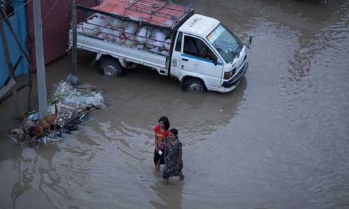 Loạt ảnh lũ lụt kinh hoàng ở Myanmar