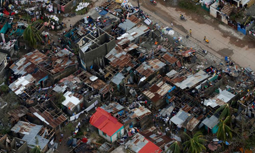 Chùm ảnh Haiti tan hoang sau siêu bão Matthew