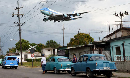 Ảnh: Air Force One trong những chuyến đi của Tổng thống Obama