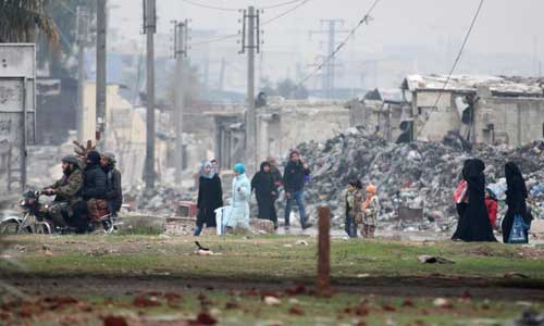 Chùm ảnh các khu dân cư bị vây khốn ở Đông Aleppo