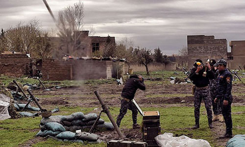 Ảnh: Lực lượng Iraq thọc sâu vào Thành cổ Mosul đánh IS