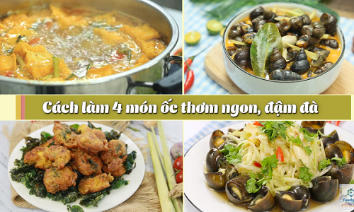 Video: Cách làm 4 món ốc thơm ngon đậm đà, ăn một lần là chết mê