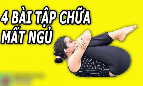 Video: 4 bài tập chữa mất ngủ lưu thông khí huyết chống lão hóa