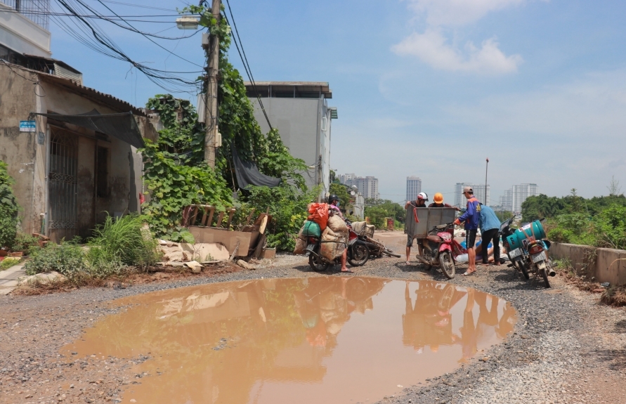 Đoạn đường 2,1 km giữa Hà Nội thi công gần 20 năm chưa xong