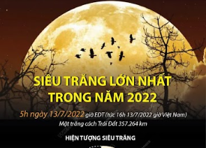 Video: Đêm nay, Việt Nam đón siêu trăng lớn nhất năm 2022