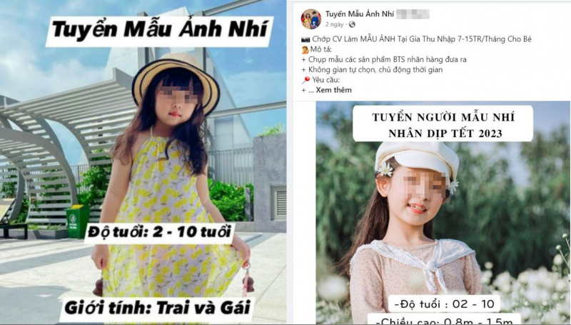 Mất tiền vì “sập bẫy” thủ đoạn lừa đảo tuyển người mẫu nhí