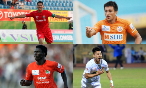 Top 5 cầu thủ hay nhất vòng khai màn V.League 2016