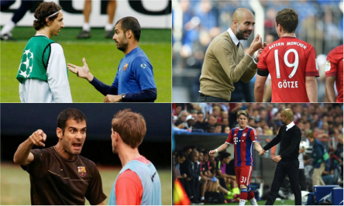 Cầu thủ nào “cay cú” với HLV Pep Guardiola nhất sự nghiệp?