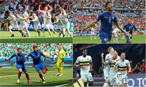 Xác định 8 cái tên bước chân vào vòng tứ kết Euro 2016