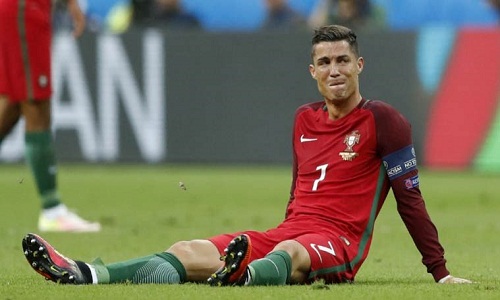 "50 sắc thái" của Cris Ronaldo trong trận chung kết Euro 2016