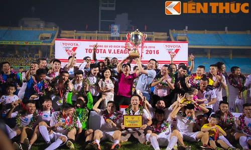 Vô địch V.League 2016, Hà Nội T&T nhận mưa tiền thưởng