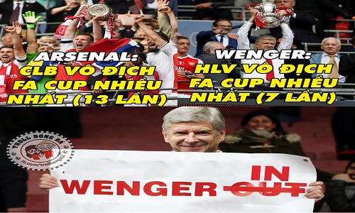 Ảnh chế bóng đá: Arsenal bỏ tất cả để yêu F.A Cup