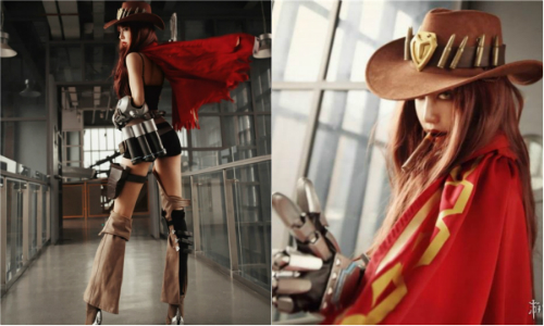 Chiều cao khủng của nữ cosplayer Trung Quốc gây choáng