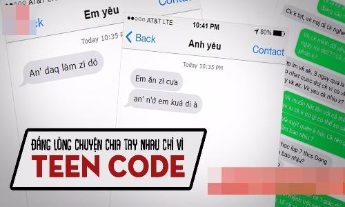 Cô gái "số nhọ" bị người yêu đá vì dùng teencode nhắn tin