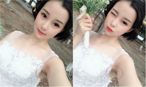 "Hot girl trông tiệm net" lộ lông nách khiến trai trẻ choáng váng