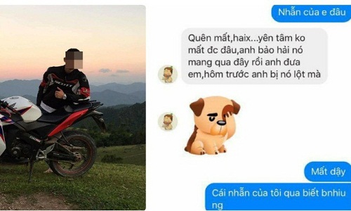 Thanh niên lầy "mượn" nhẫn vàng của bạn gái 7 tháng không trả