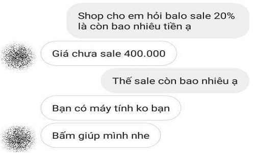 Cách đối đáp bá đạo của các chủ shop online khiến khách đứng hình