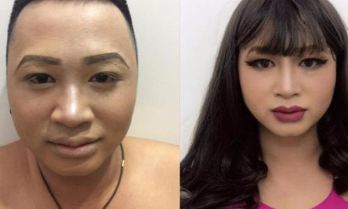  Bức ảnh gây nhiều tranh cãi: Make up giúp hoán đổi khuôn mặt?