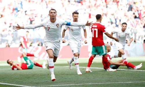 World Cup 2018: Ronaldo "nổ súng", Bồ Đào Nha nhọc nhằn tiễn Marocco về nước