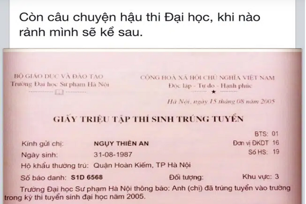 Trước mang thai, An Nguy từng hé lộ về chuyện học hành ra sao?