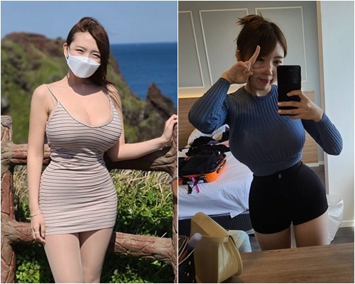 Khoe dáng cực nuột, hot girl siêu vòng một làm netizen "ngộp thở"