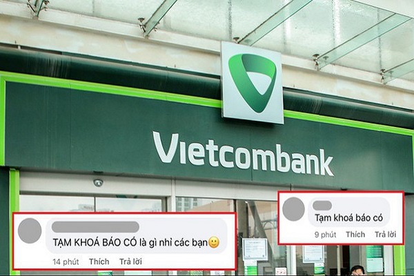 Hậu “tạm khoá báo có”, netizen vào page Vietcombank hỏi lập quỹ đen