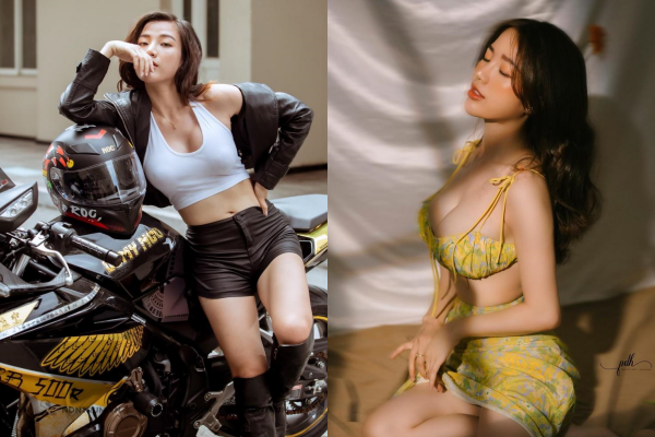 "Hot girl xế khủng" hé lộ bí quyết có vòng 1 quyến rũ