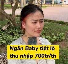 Thảm họa "bơi bể cá" Ngân Baby gây chú ý khi tiết lộ thu nhập