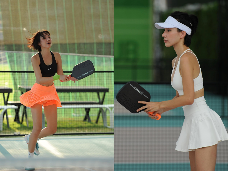 "Cô dâu Hà Nội" khoe ảnh chơi Pickleball, lộ body "vạn người ước"