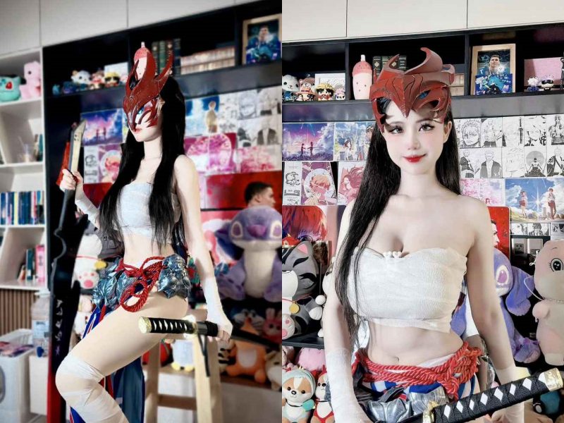 Gái xinh khoe màn cosplay Yone siêu đầy đặn, hậu trường gây chú ý