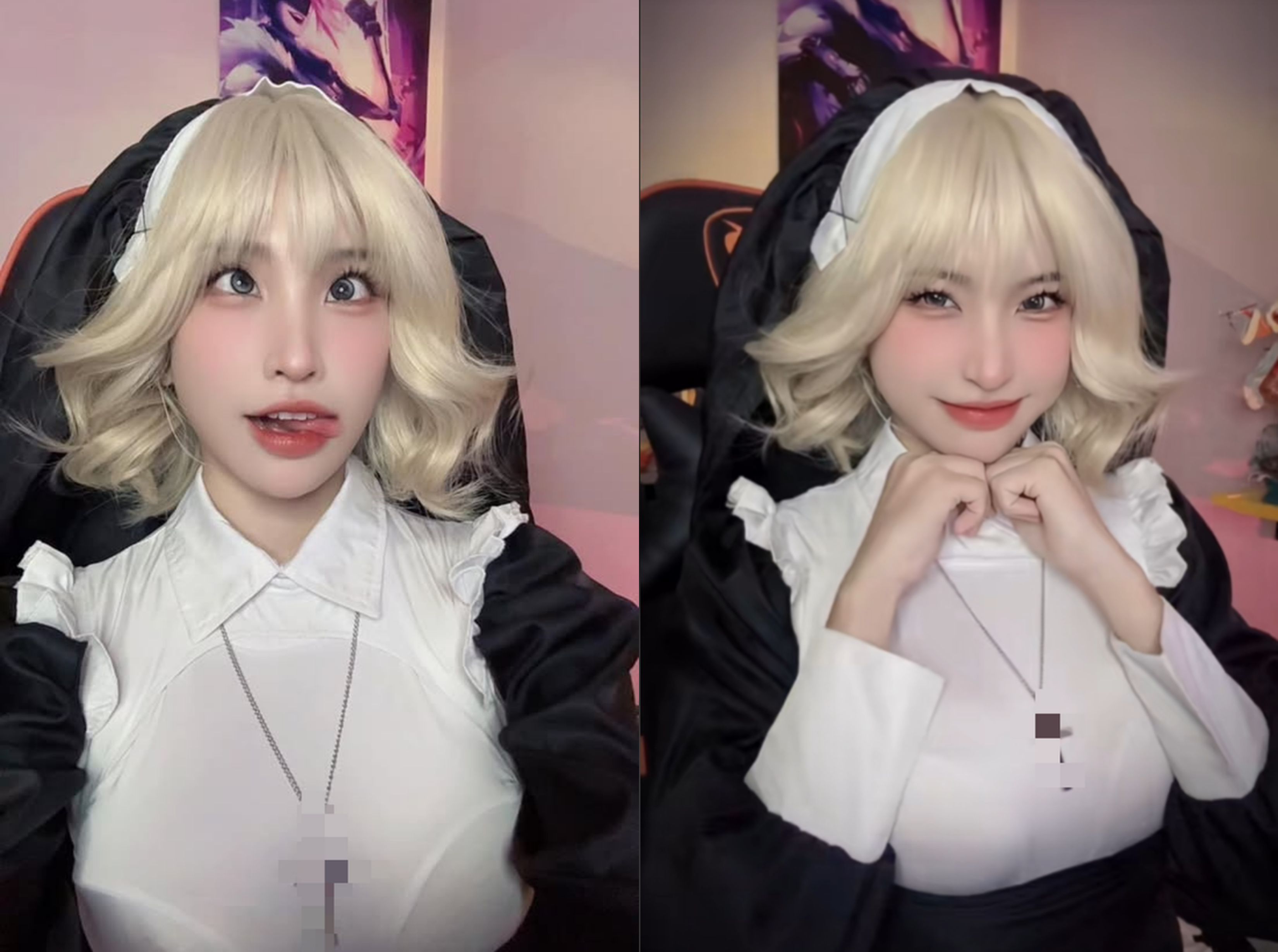 Gái xinh Lily Phan cosplay "ma-sơ" khiến fan không khỏi đỏ mặt