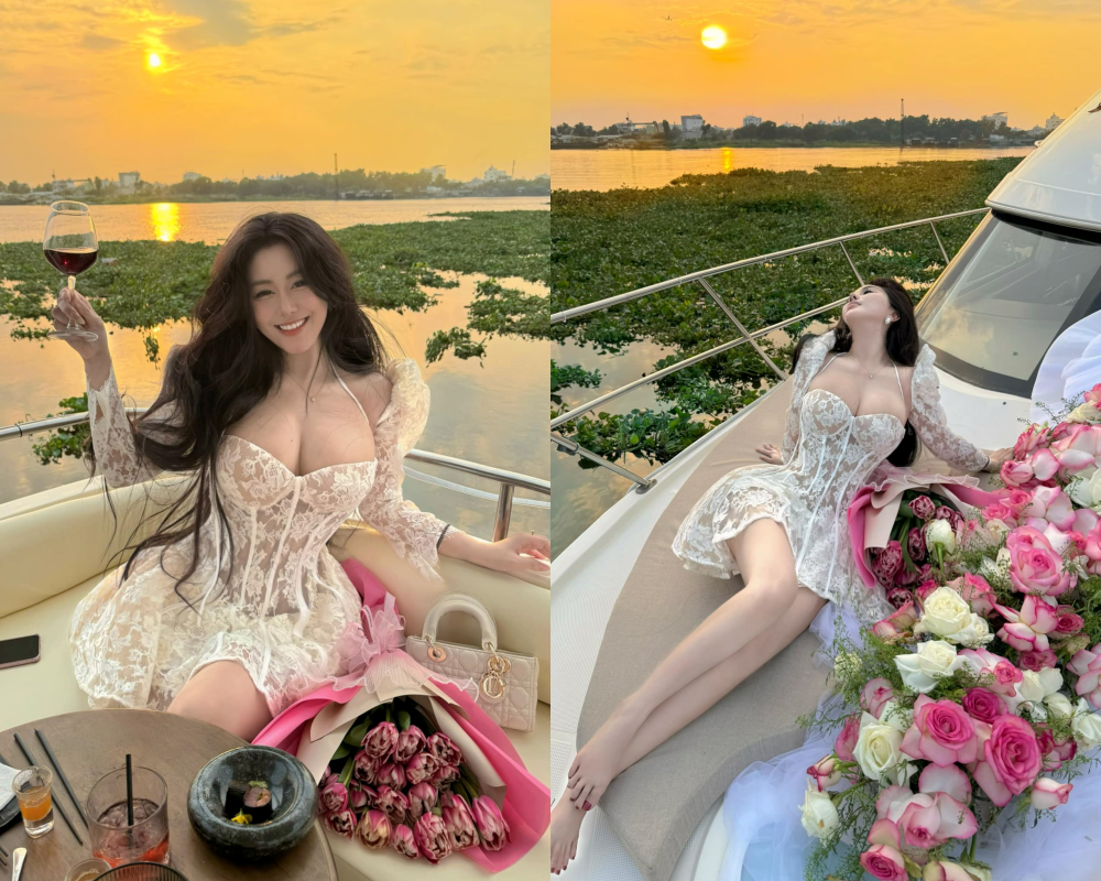 Lên du thuyền, hot girl số 1 Sài thành khoe body nét căng