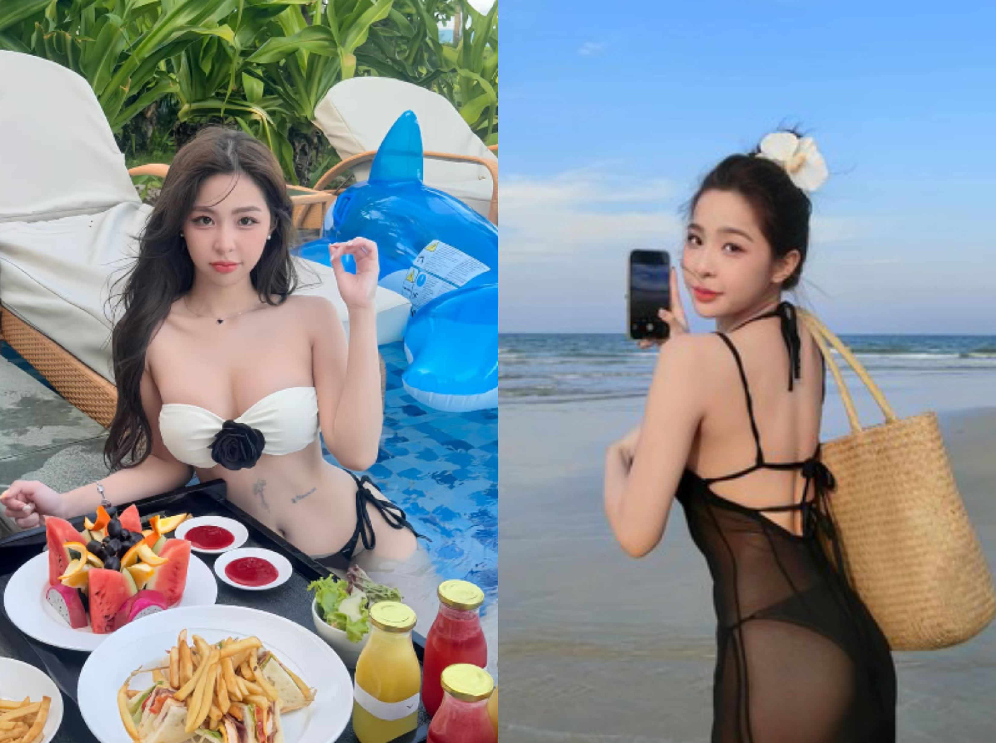 Hot girl Tammy Phạm diện đồ bó sát, khoe vòng 1 ngắm là mê