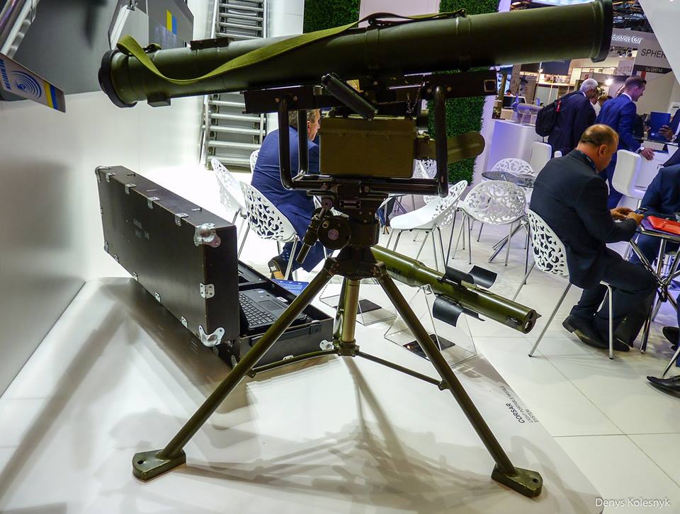 Ukraine khoe hệ thống tên lửa chống tăng Corsar tại Eurosatory 2018