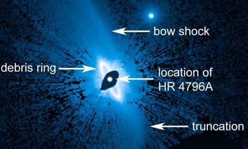 "Soi" hệ thống bụi khổng lồ bao quanh ngôi sao trẻ HR 4796A