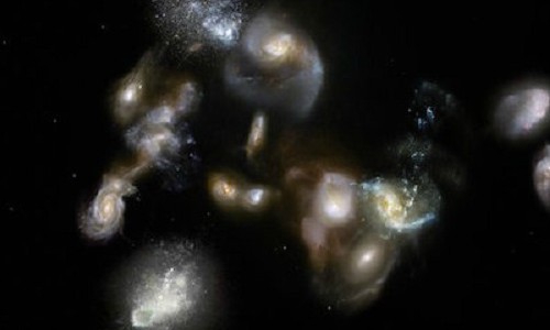Bất ngờ thông tin thiên hà hợp nhất sau vụ nổ Big Bang