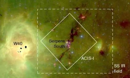 Khoa học sửng sốt tìm ra bất ngờ trong cụm sao Serpens South