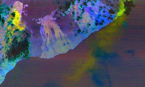 Độc đáo ảnh phun trào núi lửa Hawaii nhìn từ không gian