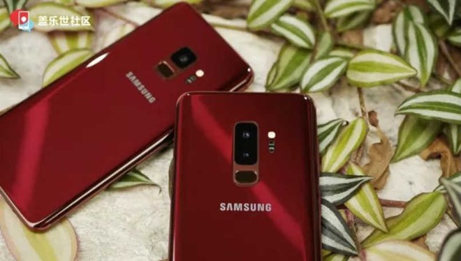 Samsung âm thầm ra Galaxy S9 và S9 Plus màu đỏ đẹp quý phái
