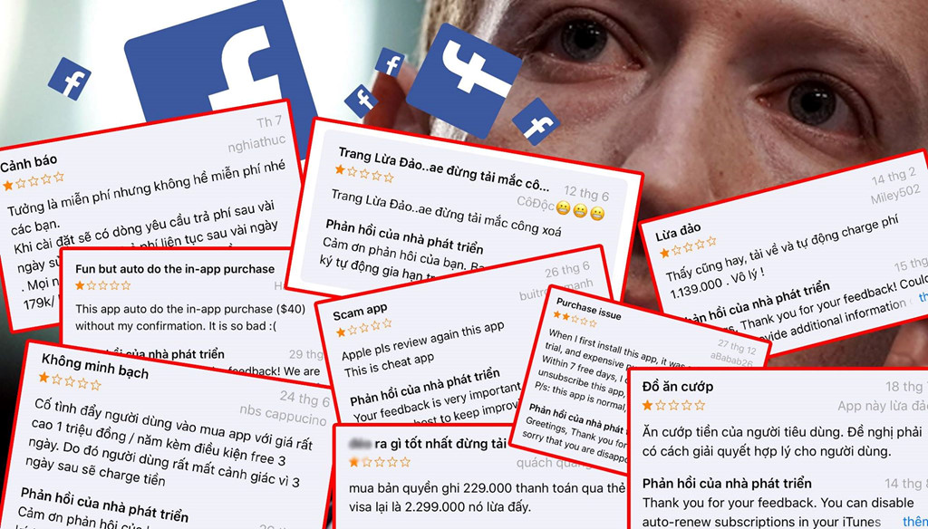 Ứng dụng dỏm giá cắt cổ nở rộ Facebook, Instagram tại Việt Nam