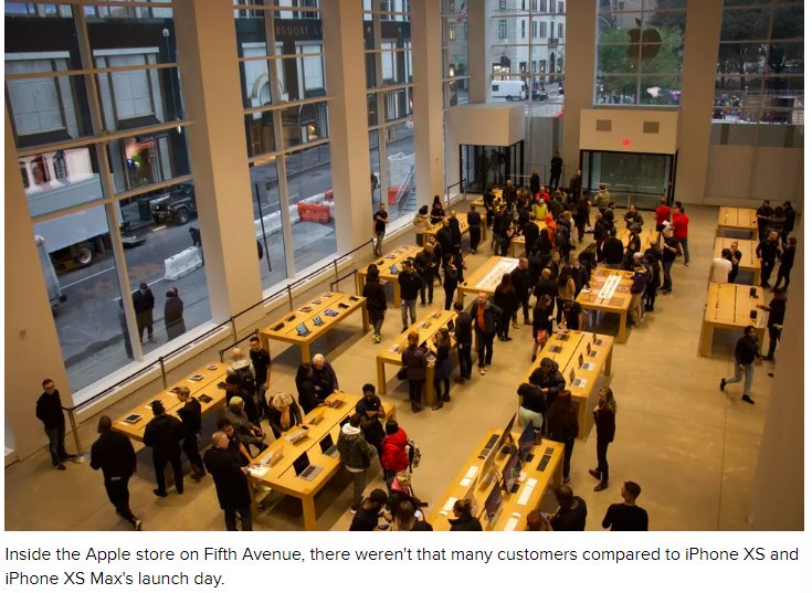 Vì sao Apple Store trở nên "đìu hiu" trong ngày đầu bán iPhone XR?
