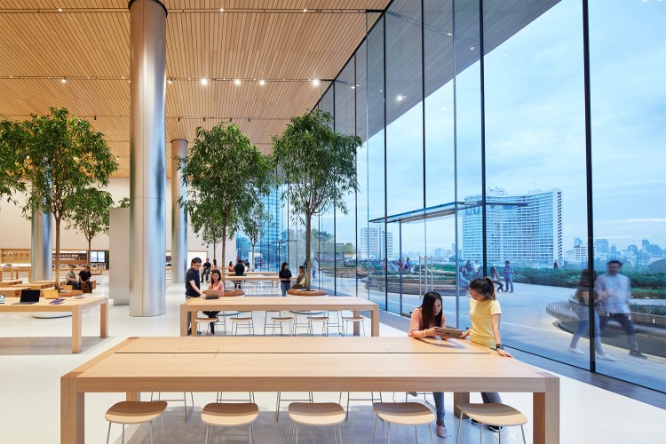 Apple khoe hình ảnh đầu tiên về store sang chảnh tại Thái Lan