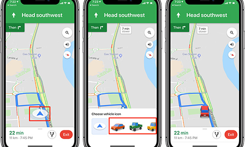 Google Maps có thể thông báo tốc độ xe đang di chuyển