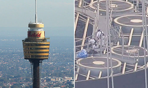 Úc: Leo lên tháp cao 270m, gỡ dây an toàn rồi gieo mình xuống đất