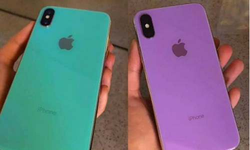 iPhone X Plus bản màu tím, màu xanh khiến nhiều người bất ngờ