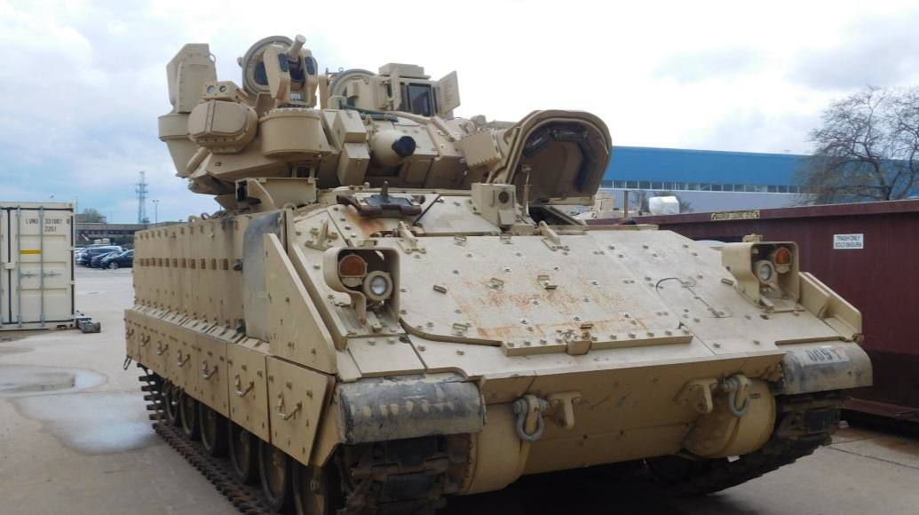 Mỹ thử nghiệm hệ thống phòng thủ chủ động cho xe chiến đấu Bradley