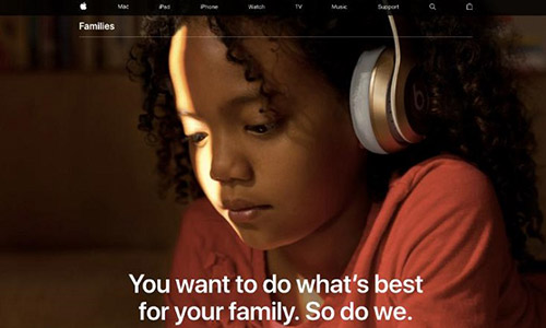 Apple ra mắt trang web giúp phụ huynh quản lý con cái